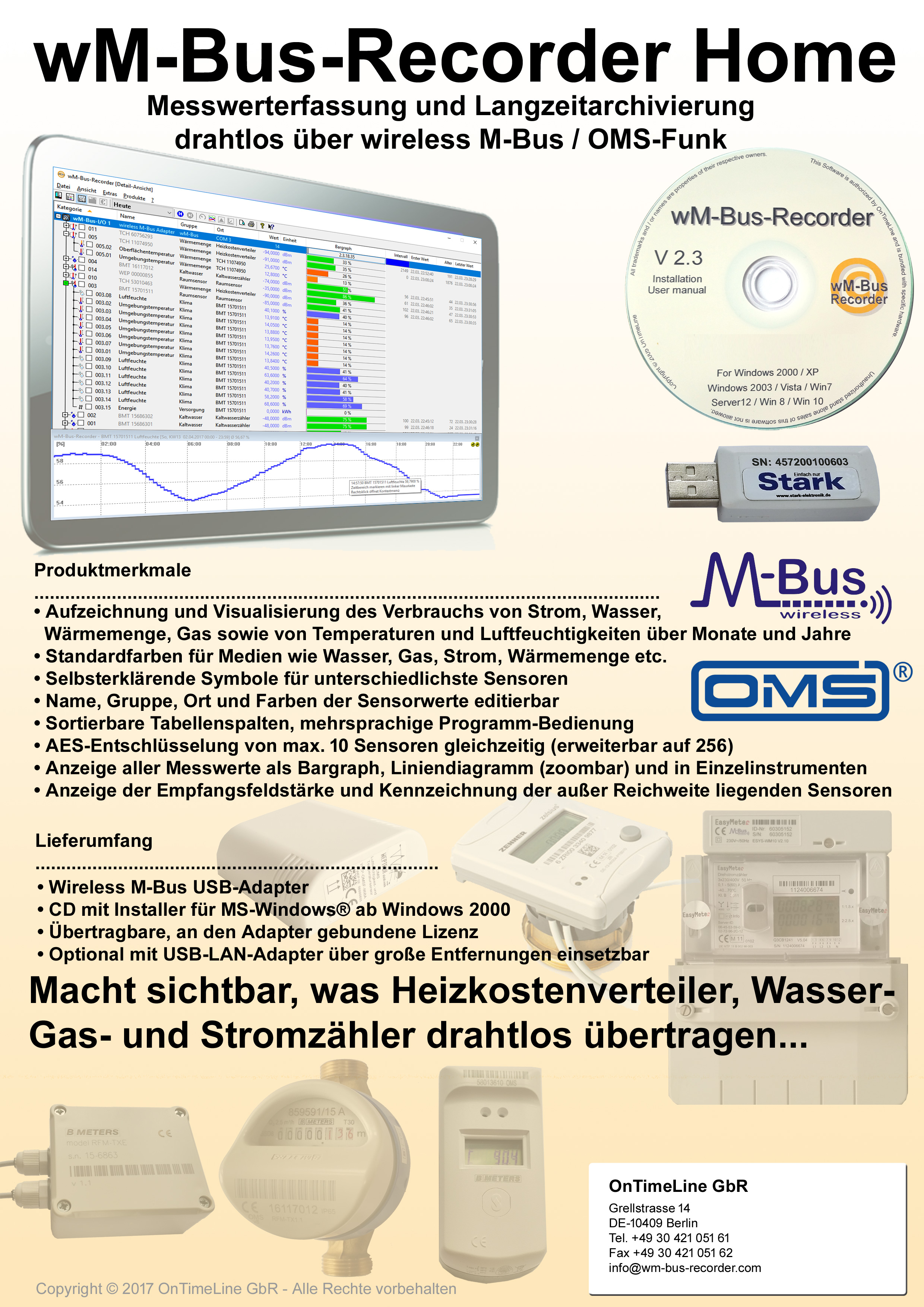 wM-Bus-Recorder Home